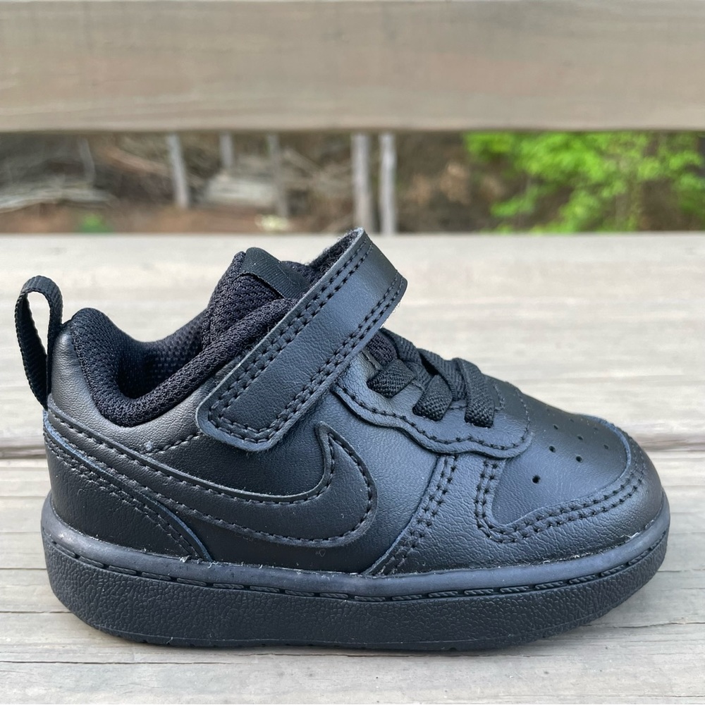 Nike Court Borough Low 2 in black Toddler Shoes size 5C - Picture 12 of 16